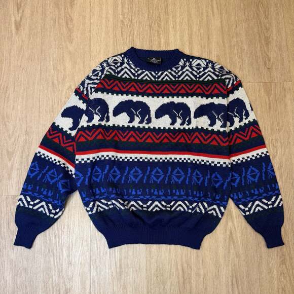 Demetre Other - Size L - Vintage Demetre Kodiak Bear Knit Sweater
